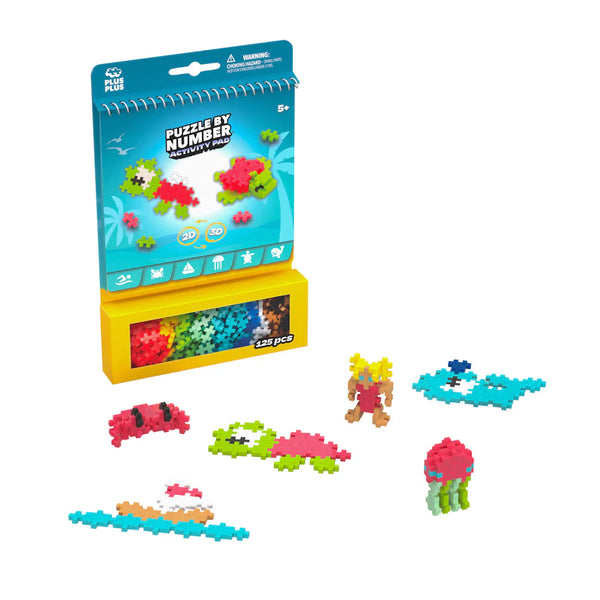 puzzle by number activity pad - assorted
