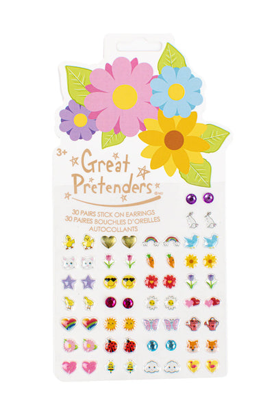 stick on earrings - assorted