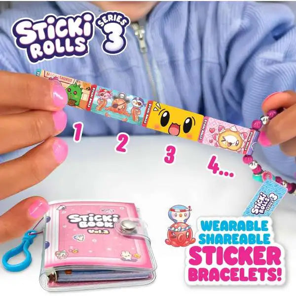 sticki rolls with sticki book series 3