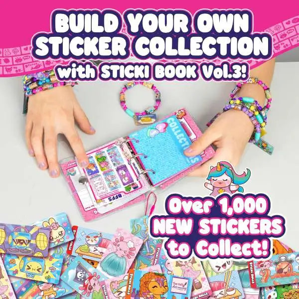 sticki rolls with sticki book series 3