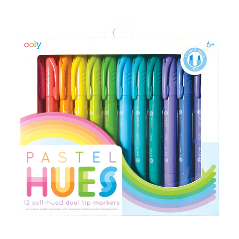 pastel hues - dual tip markers