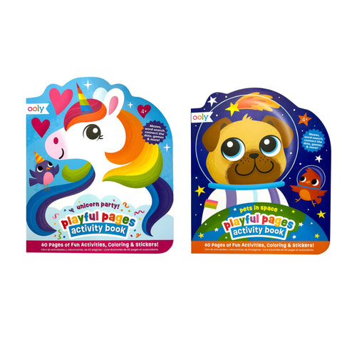 playful pages activity book - assorted themes