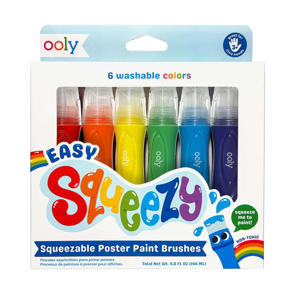 easy squeezy poster paint brushes