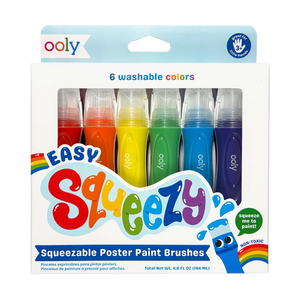easy squeezy poster paint brushes
