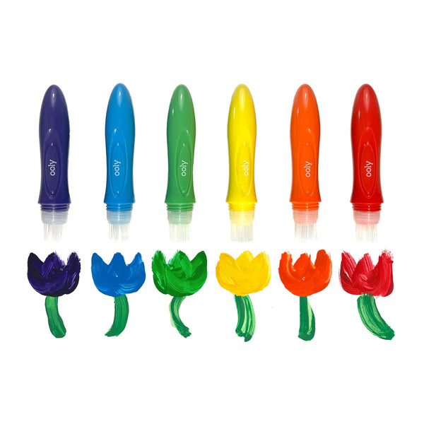 easy squeezy poster paint brushes