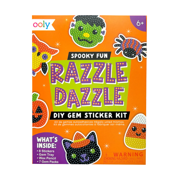 razzle dazzle diy gem sticker kit - spooky fun