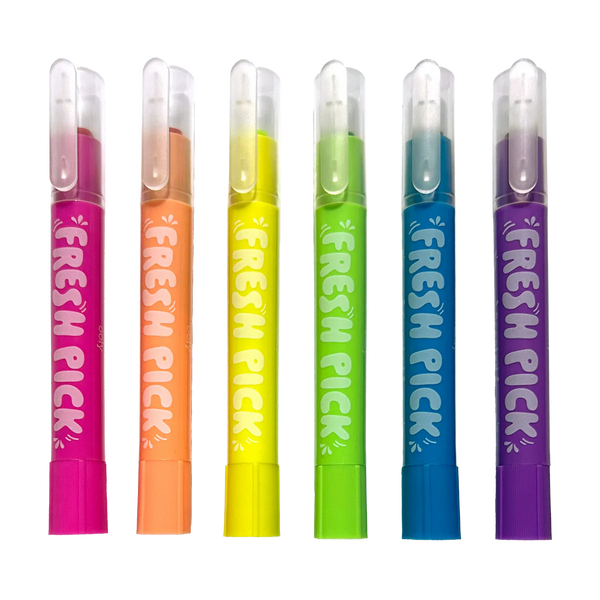 fresh pick apple scented neon gel crayons