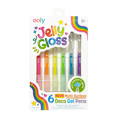 jelly gloss neon multi-surface gel pens