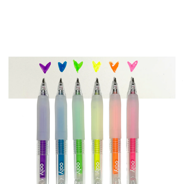 jelly gloss neon multi-surface gel pens