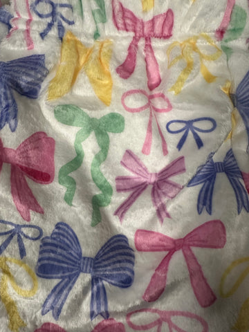 pretty bows fuzzie shorts