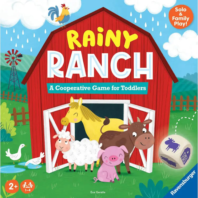 rainy ranch - a cooperative game for toddlers
