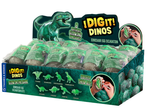 i dig it dinos glow-in-the-dark