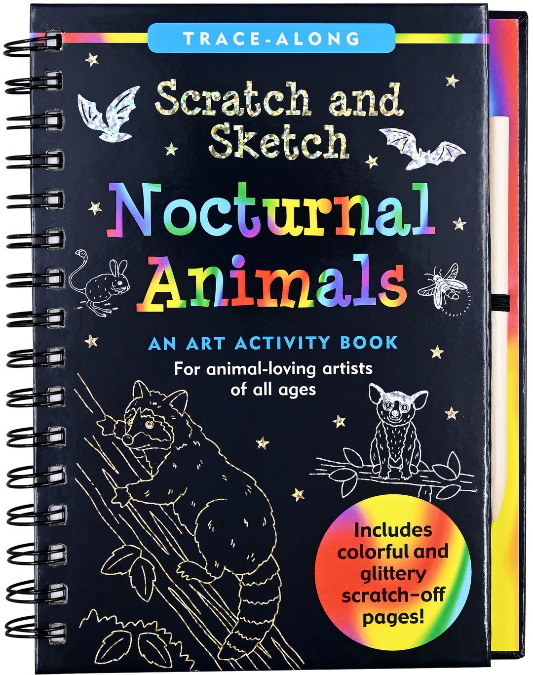 scratch and sketch - nocturnal animals
