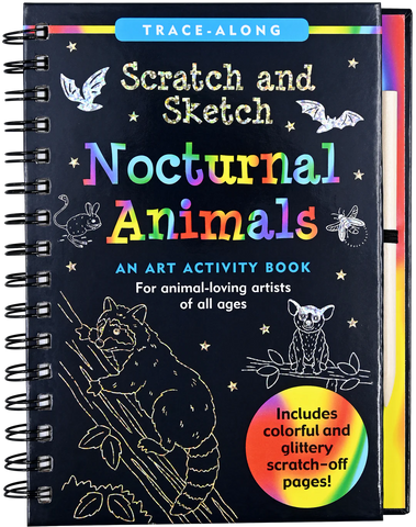 scratch and sketch - nocturnal animals
