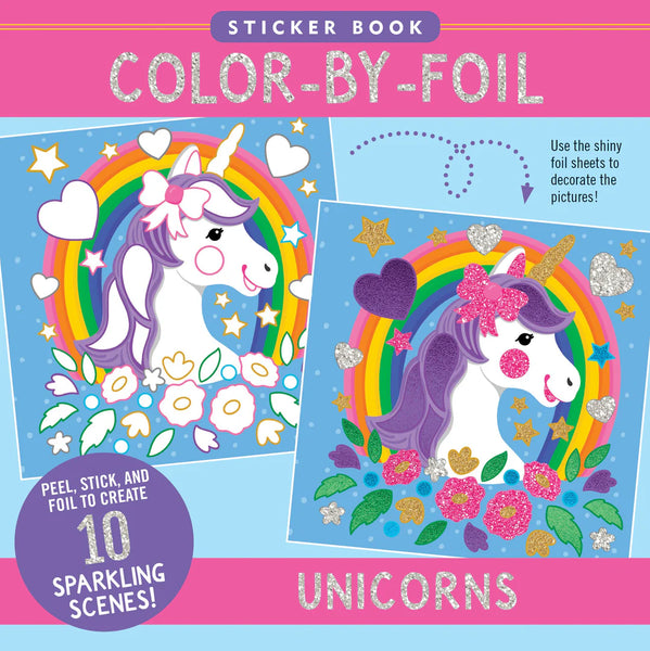 color by foil - unicorns