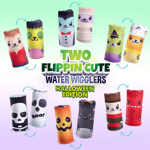 two flippin cute water wigglers - halloween
