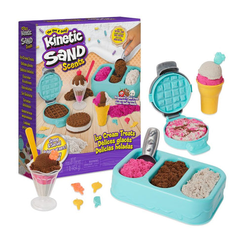kinetic sand - scents ice cream treats playset