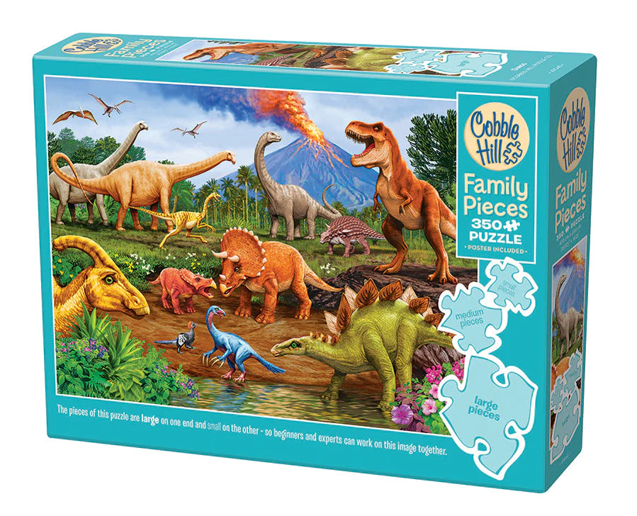 dinos - 350 piece family puzzle