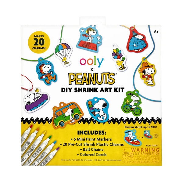 peanuts diy shrink art kit