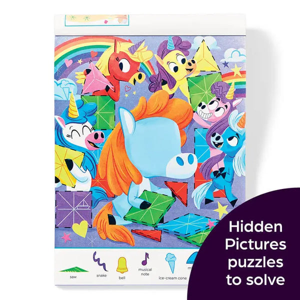 highlights sticker faces - unicorns and rainbows
