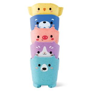 pour and play animal cups