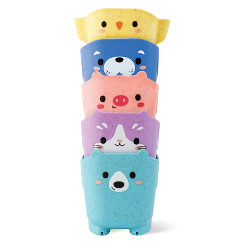 pour and play animal cups