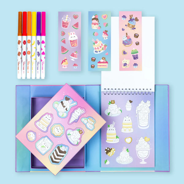 stacks of stickers - dreamy desserts