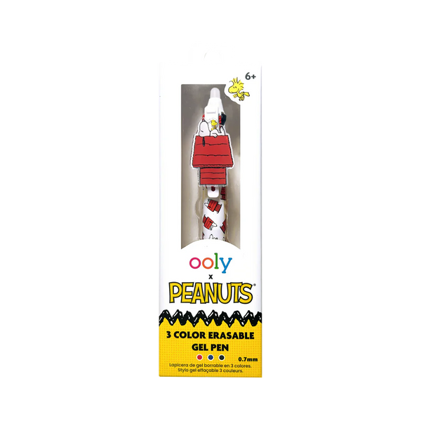 peanuts 3 color erasable gel pen
