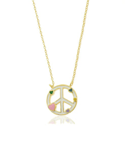 peace and love necklace