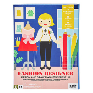 fashion designer magnetic dress up play set