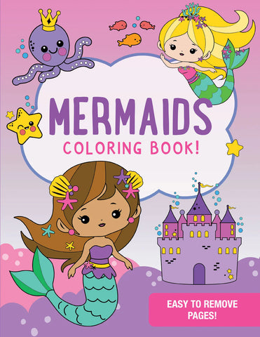 mermaids coloring book
