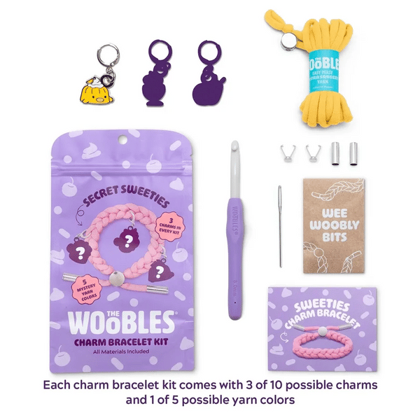 the woobles secret sweeties charm bracelet kit