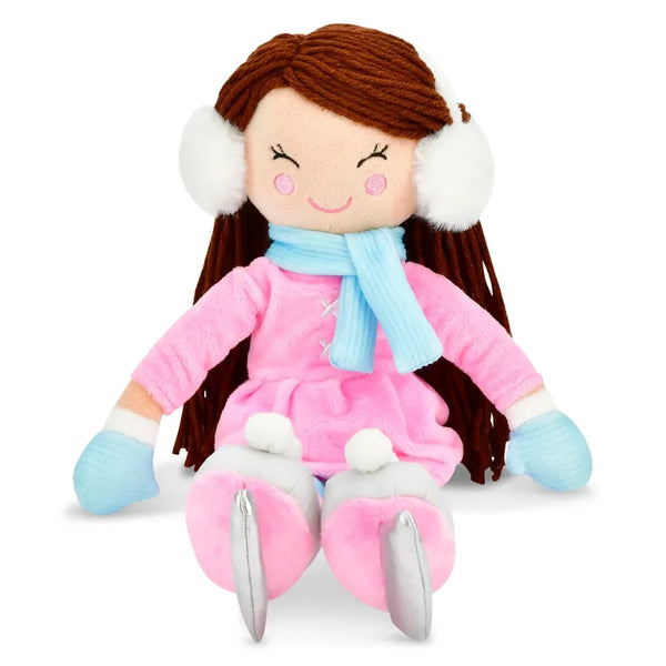ice skater plush doll
