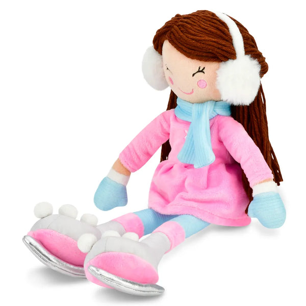 ice skater plush doll