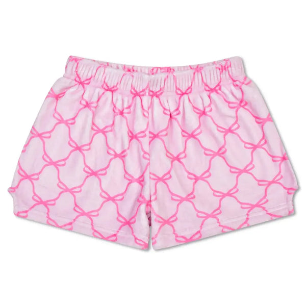 sweet trellis bow fuzzie shorts