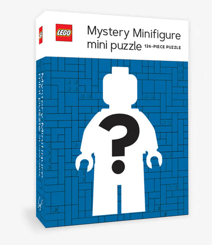 mystery minifigure mini puzzle - blue edition