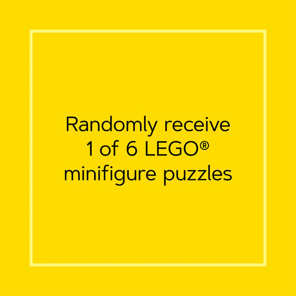 mystery minifigure mini puzzle - blue edition