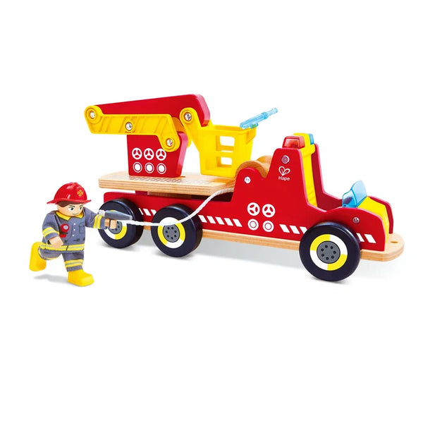 siren and lights fire truck