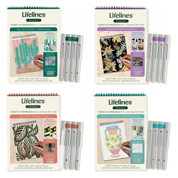 lifelines flow art - assorted designs