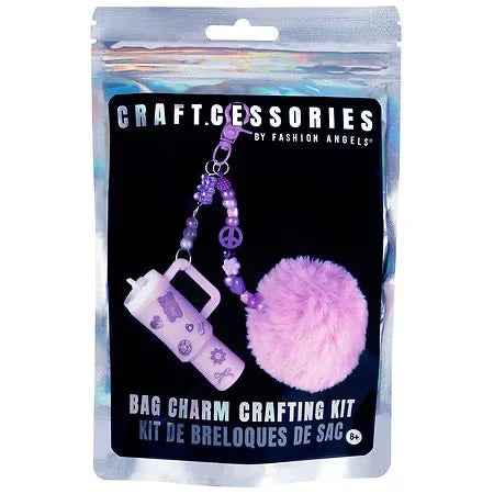 pom pom bag charm - assorted designs