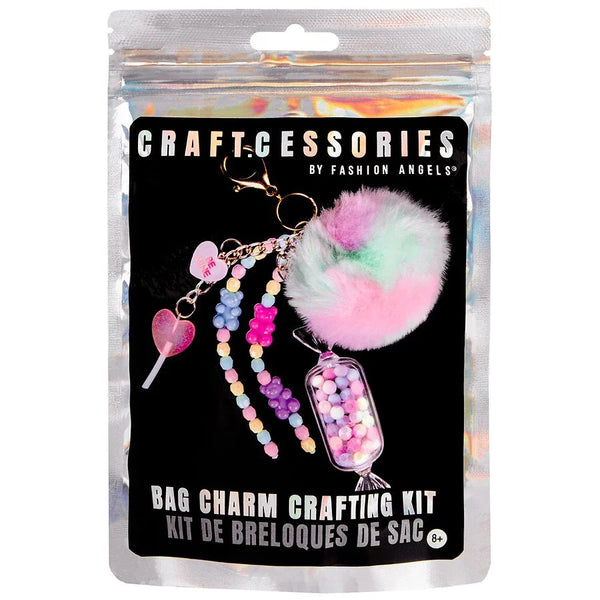 pom pom bag charm - assorted designs