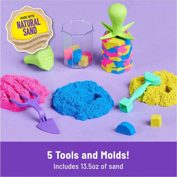 kinetic sand squish and create