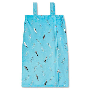 blue foil lightning spa wrap