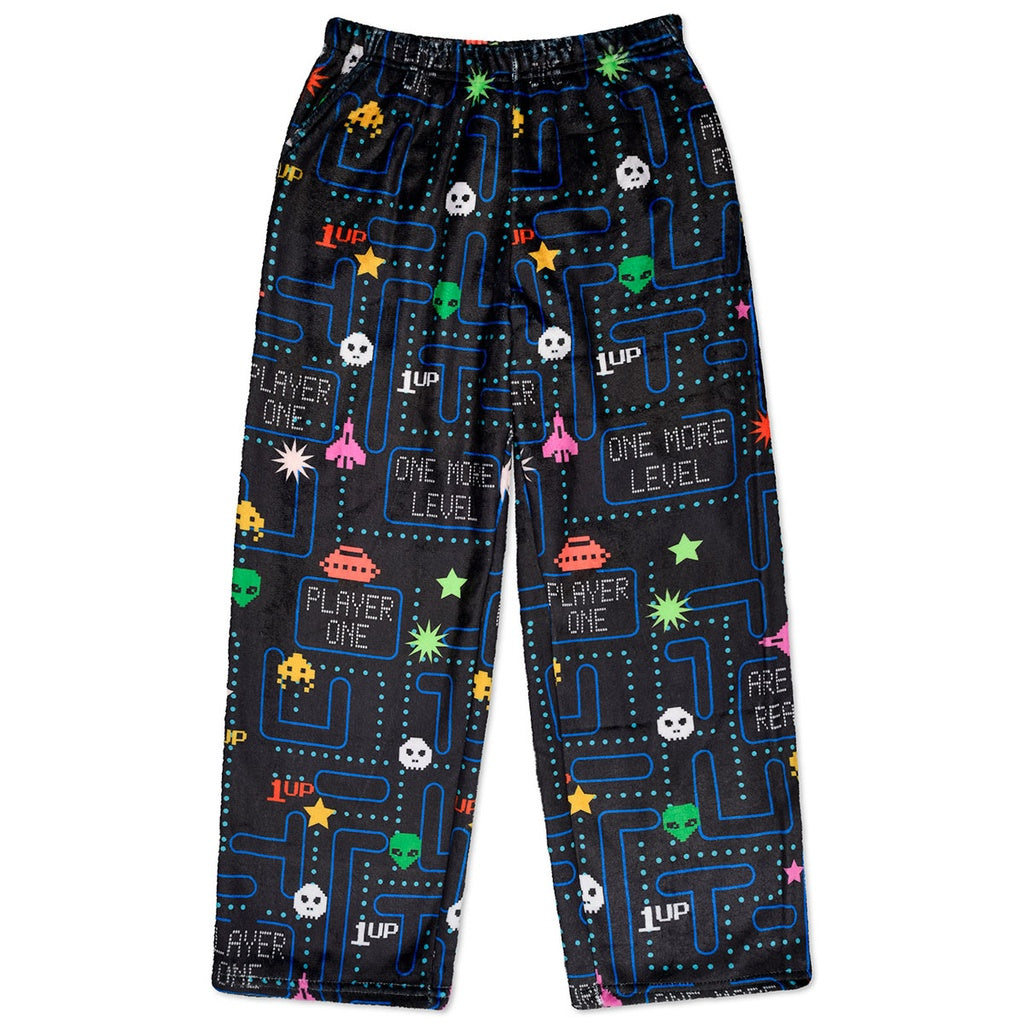 retro gamer fuzzie pants
