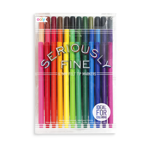 seriously fine felt tip markers