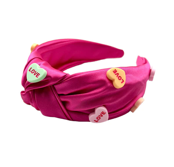 valentine’s day knot headband