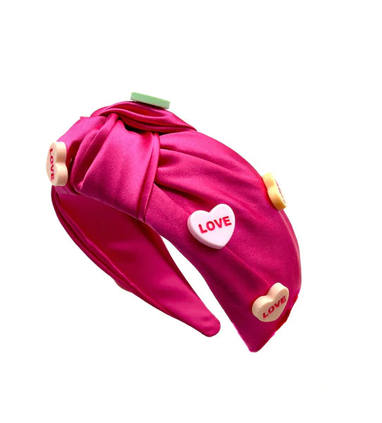 valentine’s day knot headband