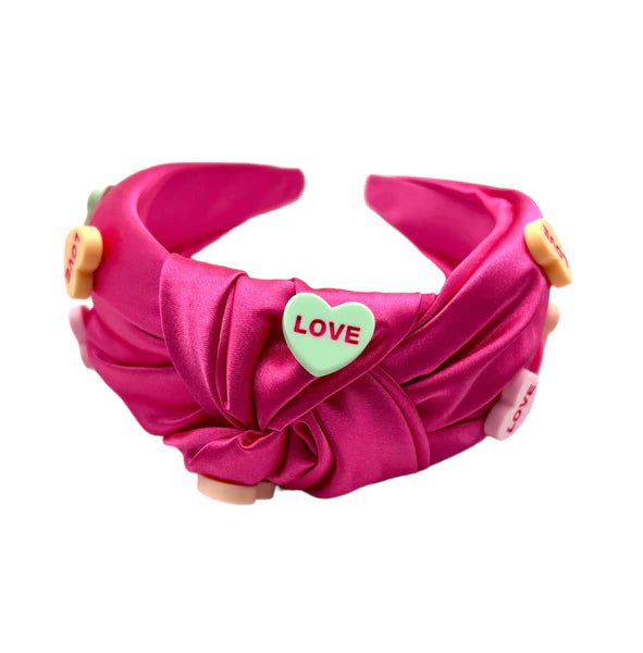 valentine’s day knot headband
