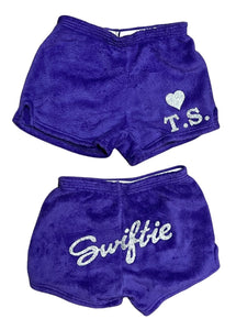 ts swiftie fuzzie shorts