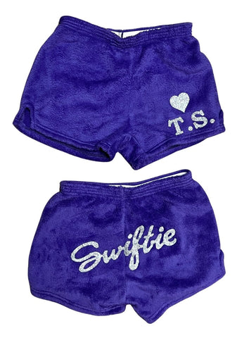 ts swiftie fuzzie shorts